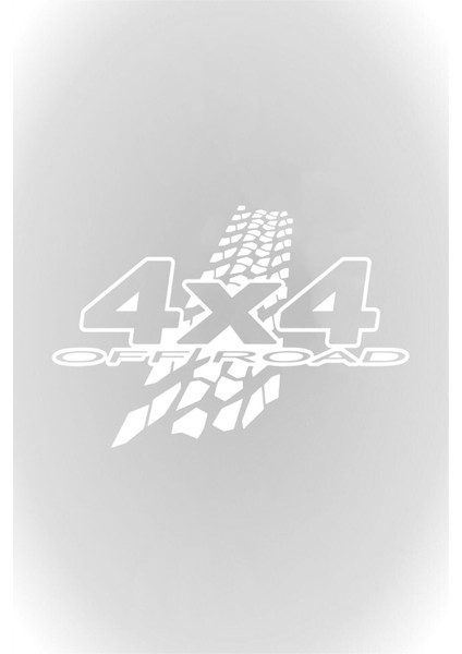 Off Road 4x4 Oto Özel Yeni Sticker 25 cm