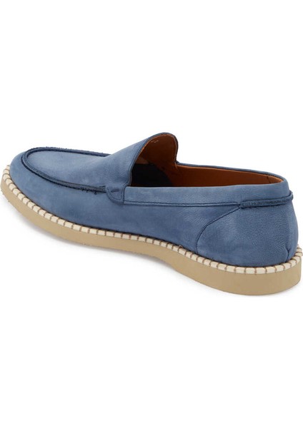 Mavi Hakiki Nubuk Deri Erkek Loafer - E24I1AY56641-F58 fırsatları