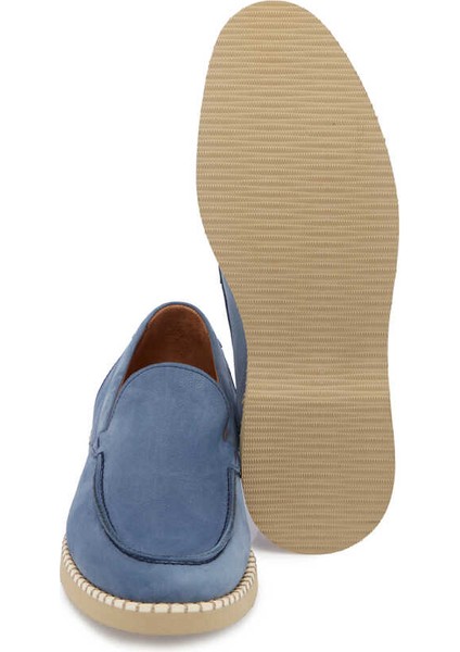 Mavi Hakiki Nubuk Deri Erkek Loafer - E24I1AY56641-F58
