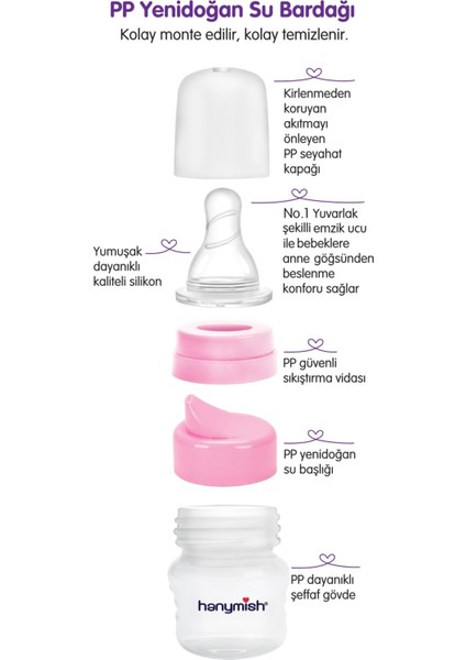 Pembe 60 ml Biberon, Sağlıklı ve Güvenli Kullanım Için Ideal Seçim fiyatları