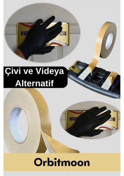 Premium Güç Kolay Uygulanır Uzun Ömürlü Kuvvetli Yapışkan Iz Bırakmaz 5 Adet Çift Taraflı Köpük Bant fırsatları