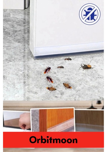 Ses Böcek Toz Önleyici Rüzgar Kesici Kapı Pencere Isı Izolasyon Yalıtım Şeffaf Şerit Bant 5mt 10ADET