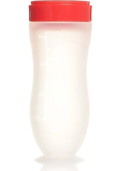 Şeffaf Silikon Kaşıklı Biberon 120ML, 6 Ay, 4'lü Set fırsatları