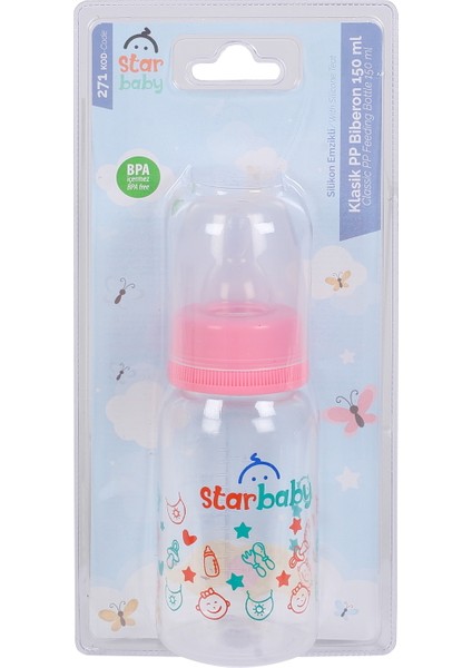 150 ml Pembe Klasik Biberon, Bebekler Için Güvenli ve Rahat Kullanım fiyatları