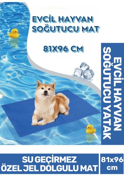 Özel Üretim Vücut Isısı Dengeleyen Kedi Köpek Jel Dolgulu Evcil Hayvan Soğutucu Yatak Mat 81X96 cm