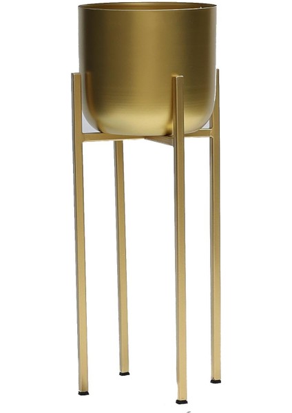 Ayaklı Metal Saksı Küçük Boy