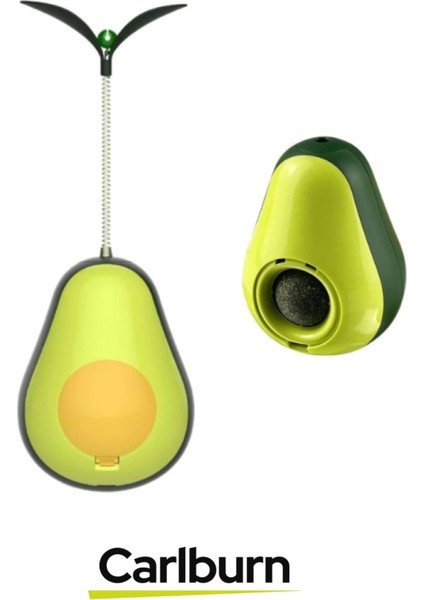 Özel Üretim Döner Mekanizmalı Avokado Şeklinde Kedi Naneli Mama Hazneli Kedi Oyuncağı fiyatları