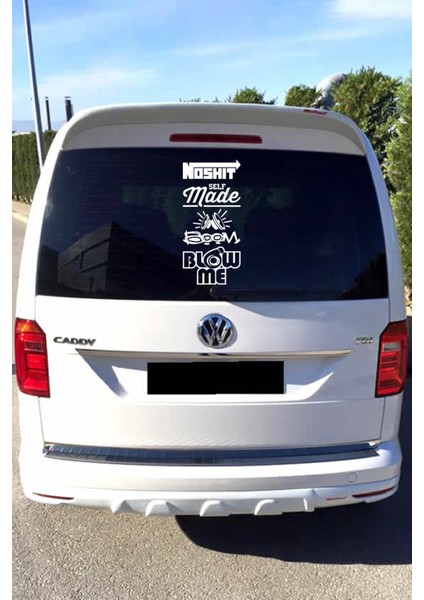 Oto Arka Cam Özel Yeni Sticker Ingilizce Model 68 40*20 cm fiyatları