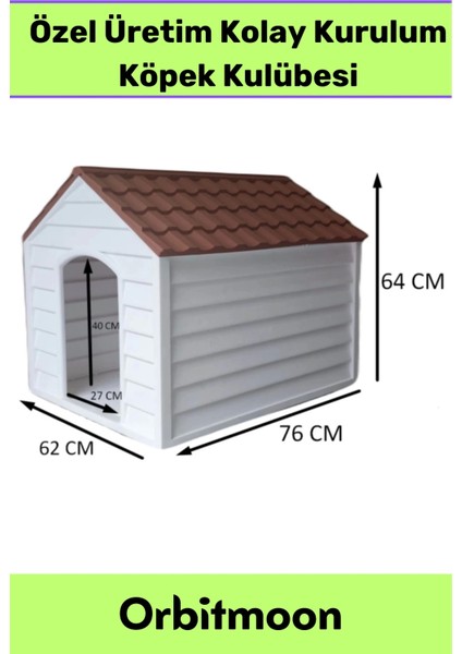 Premium Ürün Kolay Kurulum Portatif Taşınabilir Bahçe Ev Yazlık Demonte Evcil Hayvan Köpek Kulübesi