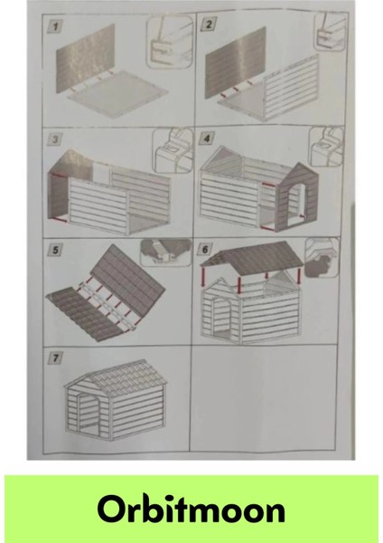 Premium Ürün Kolay Kurulum Portatif Taşınabilir Bahçe Ev Yazlık Demonte Evcil Hayvan Köpek Kulübesi modelleri