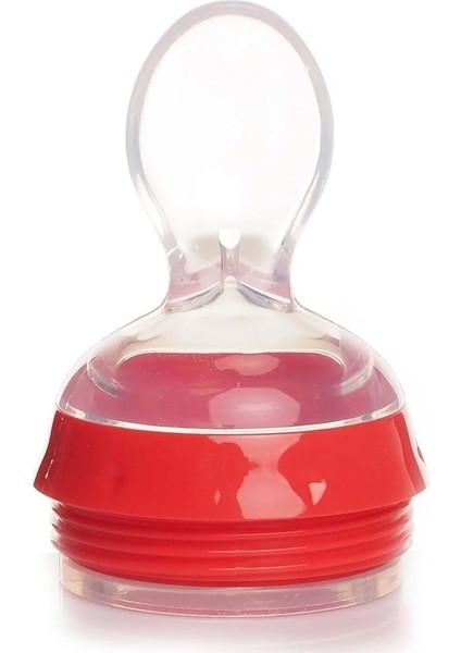 120ML Silikon Kaşıklı Biberon 6 Ay Şeffaf, 3’lü Set