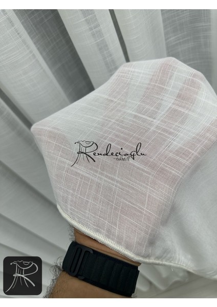 Tül Perde Doğal Linen Keten Dokulu Ultra Gramajlı fırsatları