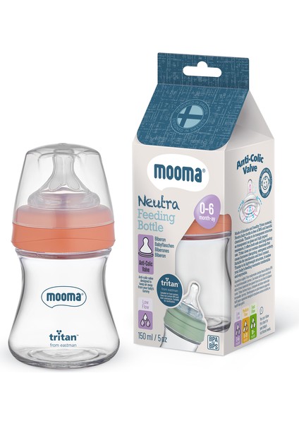Yavaş Akışlı 150 ml Anti-Kolik Travmatik Biberon, 0-6 Ay Için Güvenle Kullanabilirsiniz