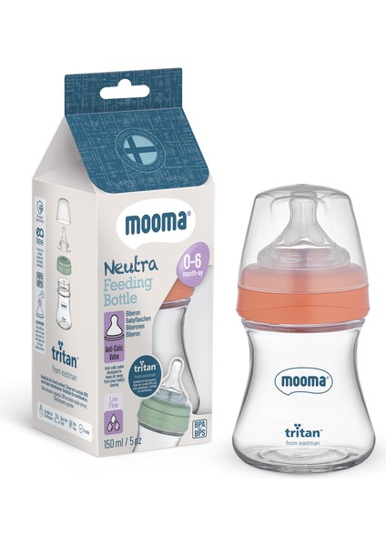 Yavaş Akışlı 150 ml Anti-Kolik Travmatik Biberon, 0-6 Ay Için Güvenle Kullanabilirsiniz fiyatları