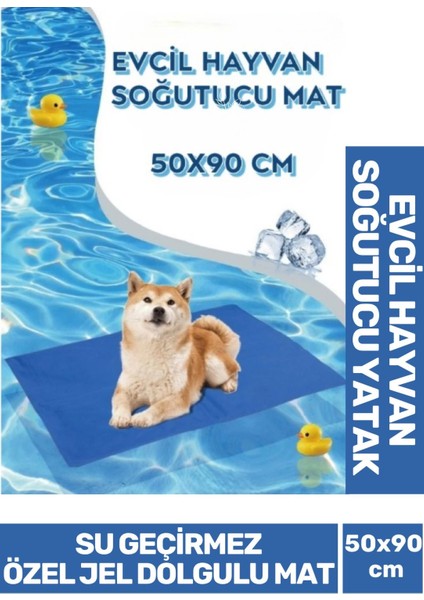 Özel Üretim Vücut Isısı Dengeleyen Kedi Köpek Jel Dolgulu Evcil Hayvan Soğutucu Yatak Mat 50X90 cm