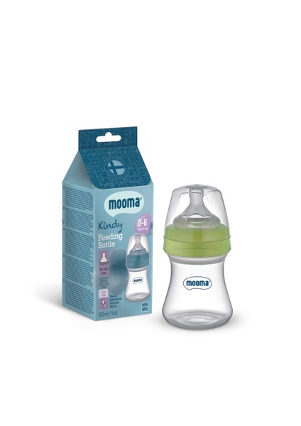 Yumuşak Akışlı 150 ml Bebek Biberonu, 0-6 Ay, Kelly Green Renk modelleri