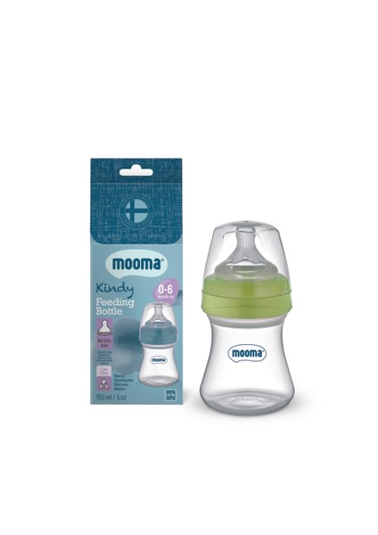 Yumuşak Akışlı 150 ml Bebek Biberonu, 0-6 Ay, Kelly Green Renk fırsatları