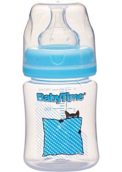 Geniş Ağız Pp Biberon 150 ml - Mavi, Güvenle Kullanabileceğiniz Ergonomik ve Şık Tasarım