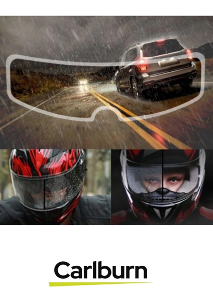 Özel Üretim Su Tutmaz Film Bisiklet Motosiklet Kaskı Vizor Buhar Önleyici Yağmur Kaydırıcı modelleri