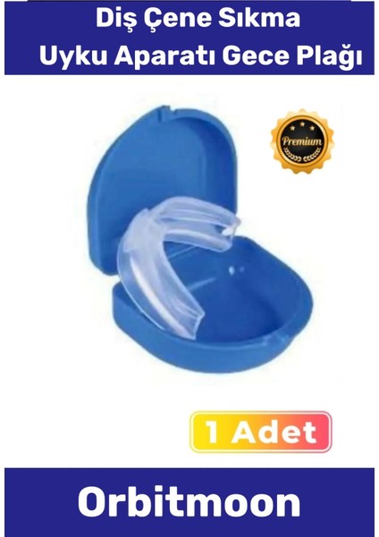 Premium Özel Seri Gece Plağı Çene Diş Sıkma Gıcırdatma Önleyici Koruyucu Diş Aparatı