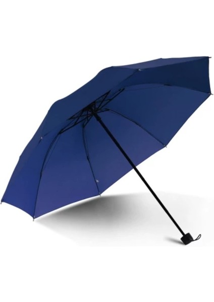 Mini Çanta Boy Bayan Şemsiyesi Lacivert Şemsiye