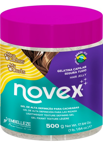 My Curls Bukle Belirginleştirici Vegan Jel 500 ml Kıvırcık Saçlar için Besleyici Formül