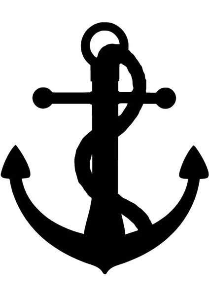 Ip Sarılı Çapa Sticker 10 x 12 cm