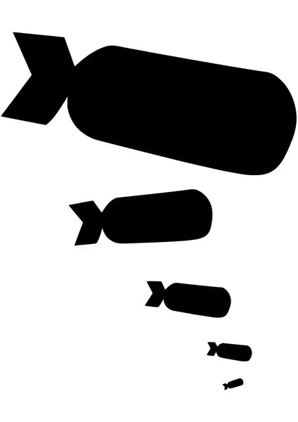 Bombalar Sticker 20 x 24 cm