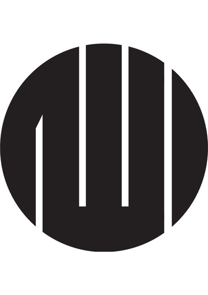 Daire Motifli Allah Lafzı Sticker (Tip 1) 30 x 30 cm