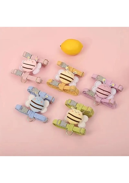 - Arı Figürlü Evcil Hayvan Gövde Tasması