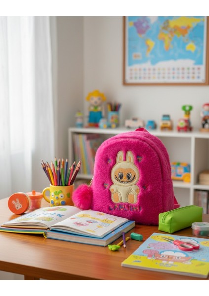 Pembe Labubu Çocuk Sırt Çantası fiyatları
