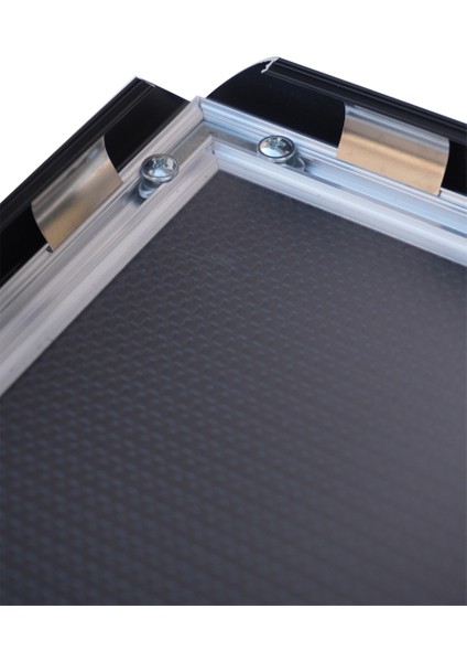 10 Adet 25 mm A1(59.4X84.1) Gönye Köşe Alüminyum Aç-Kapa Çerçeve – Poster Çerçevesi (Siyah Renk) fiyatları