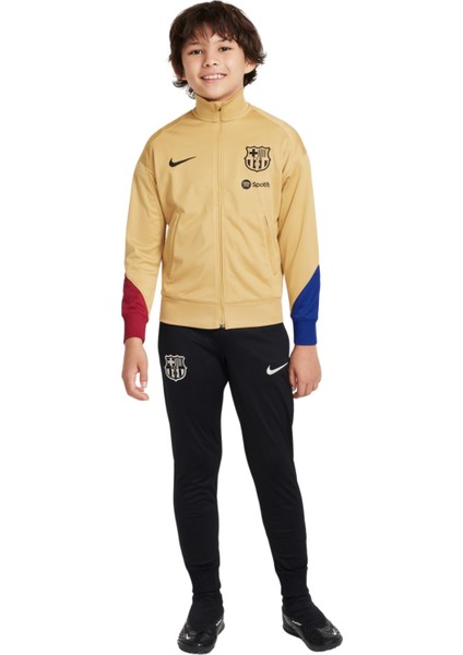 Fc Barcelona Dri -Fit Çocuk Futbol Eşofman Takımı - Rahat ve Spor Takım - FN9975