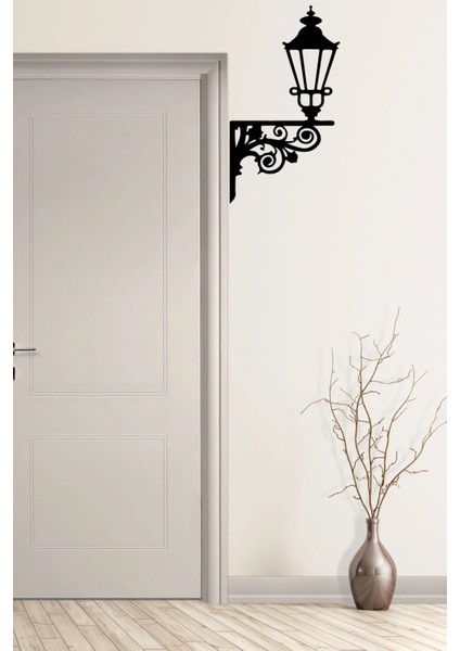 Park Lambası Şamdan Duvar Sticker 40 x 22 cm fiyatları