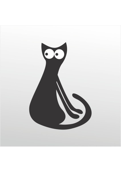 Folyo Özel Yeni Sticker Kedi 118