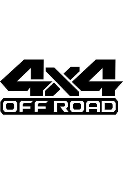 Off Road 4x4 Duvar Dekor Sticker 40 x 16 cm