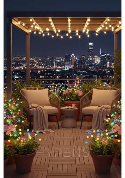 Renkli 6 Ledli Su Geçirmez Dekoratif Bahçe Çiçekleri Güneş Enerjili Süs Lamba Güneş Panelli Solar Bahçe Işıkları Aydınlatma Lamba Seti