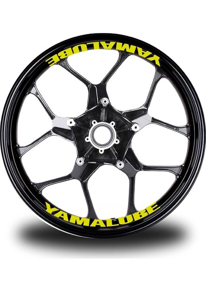 Yamalube Yazılı 8li Jant Içi Yazı Sticker Etiket