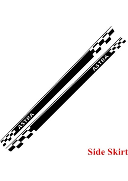 Opel Astra Yan Kapı Sticker Etiket Modeli fiyatları