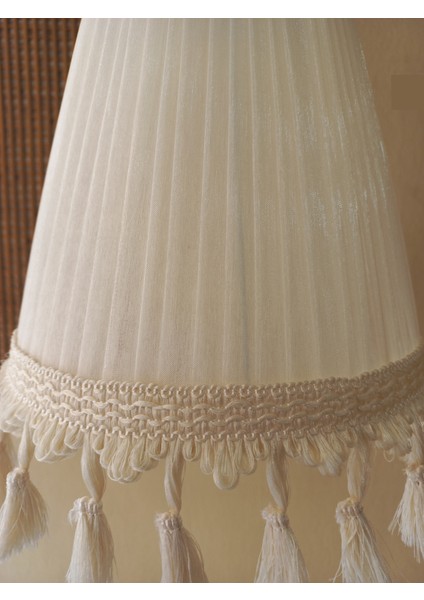 Krem Organze Avize M-160 Yatak Odası Çocuk Odası Genç ve Bebek Odası Avize Aydınlatma Sarkıt indirimleri