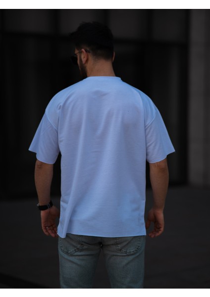 Basic Beyaz Oversize T-Shirt