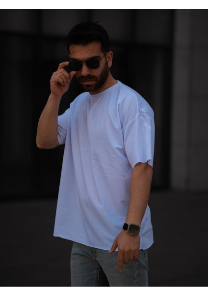 Basic Beyaz Oversize T-Shirt modelleri