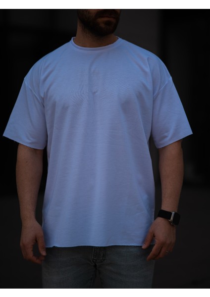 Basic Beyaz Oversize T-Shirt