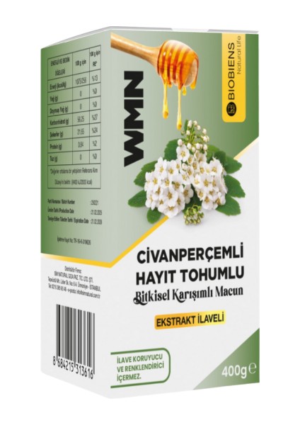 Civan Perçemli Hayıt Tohumlu Macun 400GR
