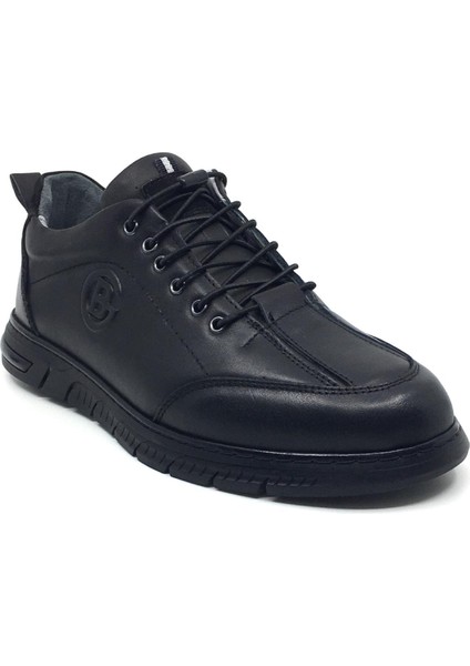 Goldbrand Hakiki Deri Erkek Rahat Ortopedik Günlük Kışlık Sneaker Akıllı Bağcıklı Ayakkabı 40-44