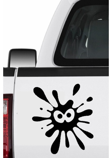 2 Adet Paintball Desen Ayna Özel Yeni Sticker Yapıştırması Su Geçirmez Çıkarılabilir Çıkartması 15CMX17CM