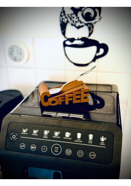 Coffee – Kaşık Tutucu Dekor - Kahve Köşesi Dekorasyon