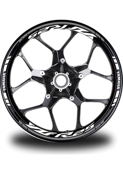 Gri Yamaha Yzf R25 Takım Jant Sticker Etiket