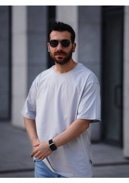 Basic Gri Oversize T-Shirt fiyatları