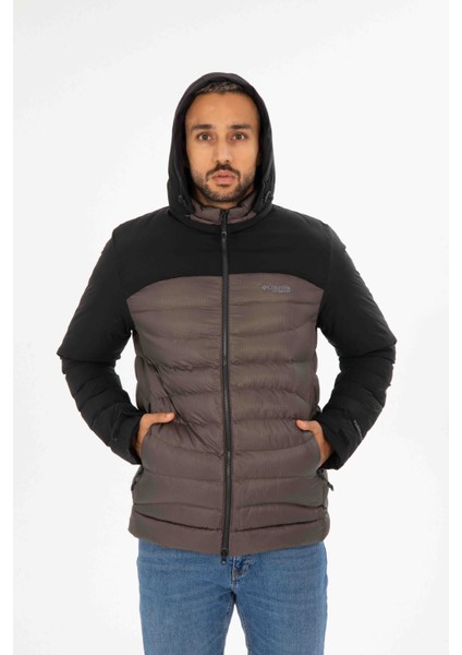 Omnı Heat Turbodown Bej Siyah Regular Fit Termal Mont modelleri